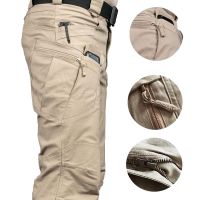 CHAIYAO City Tactical Cargo Pants Men Combat SWAT Army Military Pants Cotton Many Pockets Stretch Flexible Man Casual Trousers