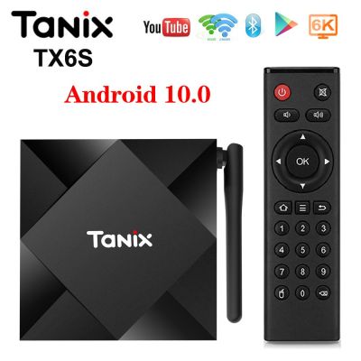 Tanix TX6S TVBOX Android 10 4GB 64GB Allwinner H616 QuadCore TVBox H.265 6K Media player