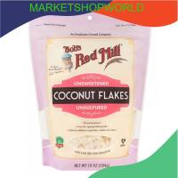 บ๊อบเรดมิลล์เกล็ดมะพร้าวไม่หวาน 284 กรัม/Bobs Red Mill Coconut Flakes Unsweetened 284g พร้อมส่ง