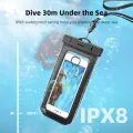 UGREEN ซองกันน้ำ พร้อมสายคล้องคอ for Realme,Vivo, Oppo, iPhone XR, XS MAX, SAMSUNG S10+, Huawei P30 Dry Bag Waterproof Phone Bag Case Waterproof Case Bag Mobile Phone Pouch 6.5 inch for iPhone X, Xiaomi mi 9. 