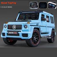 1:24 Benz G63 Alloy Models Off-Road Vehicles With Sound Light Back Light Sound Effects Star Top Car Model ChildrenS Gifts Die-Cast Vehicles