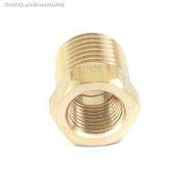 ❍✑❀ 1/4 NPT Male x 1/8 NPT Female Reducing Bushing Brass Pipe Fitting Connector Adapter Air Gas Fuel Water