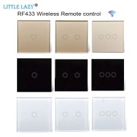 1pcs RF433 Wireless 433Mhz 1/2/3 gang Sticky Remote Controller RF control For Light RF 433 Switch Power Points  Switches Savers