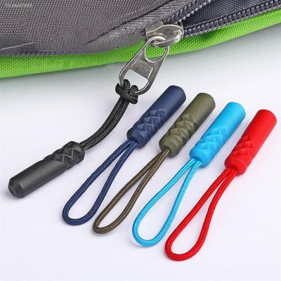 ▦☌∏ 10pcs/set 10 Color Zippers Pull Puller End Fit Rope Tag Replacement Clip Broken Buckle Fixer Suitcase Tent Backpack Zipper Cord