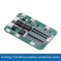 6S 15a/25a 24V 25.2V Pcb แผ่นป้องกัน Bms สำหรับ6แพ็ค12a โมดูลแบตเตอรี่ลิเทียม Li-Ion 18650