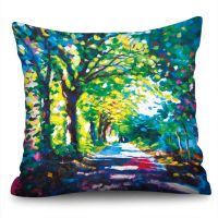 Van Goghs Oil Painting Cushion Cover Sofa Home Decorative Pillow Covers Sunflower Self-portrait Starry Sky Print Pillowcase