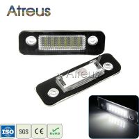 ไฟป้ายทะเบียน Led รถ Atreus 12V สำหรับ Ford Mondeo Mk2อุปกรณ์เฟียสตาฟิวชันโคมไฟ Smd Led สีขาวชุดหลอดไฟเสริมโคมไฟแผ่นตัวเลข