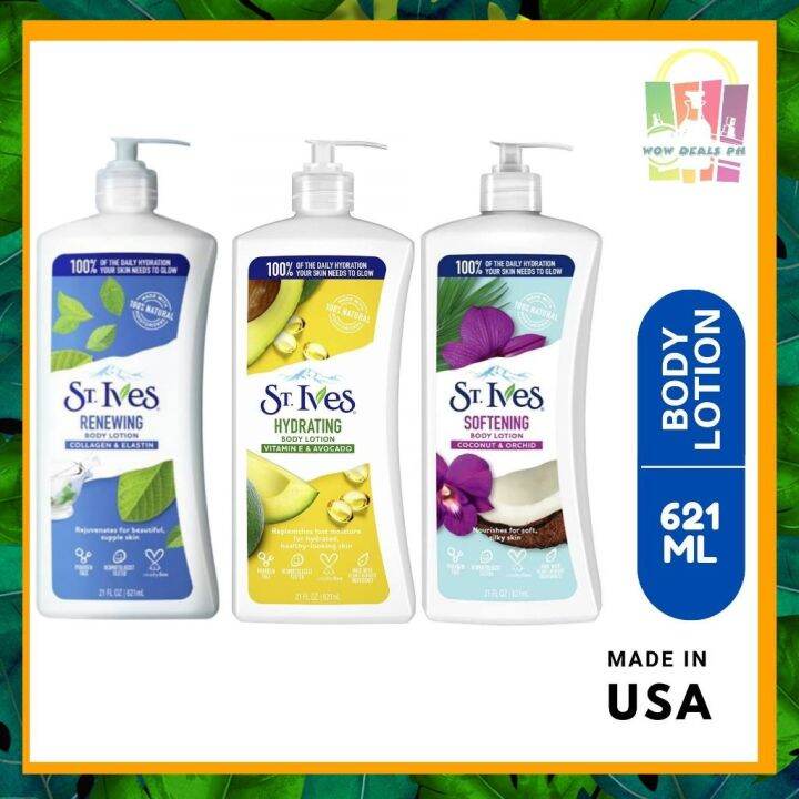 St. Ives Body Lotion 621ml x 1pc Lazada PH