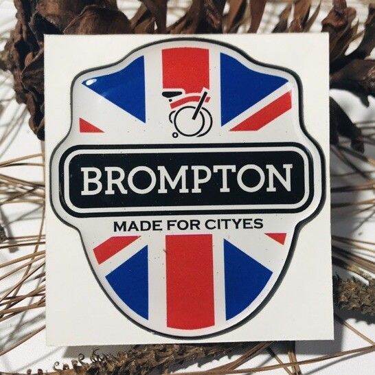 brompton logo sticker