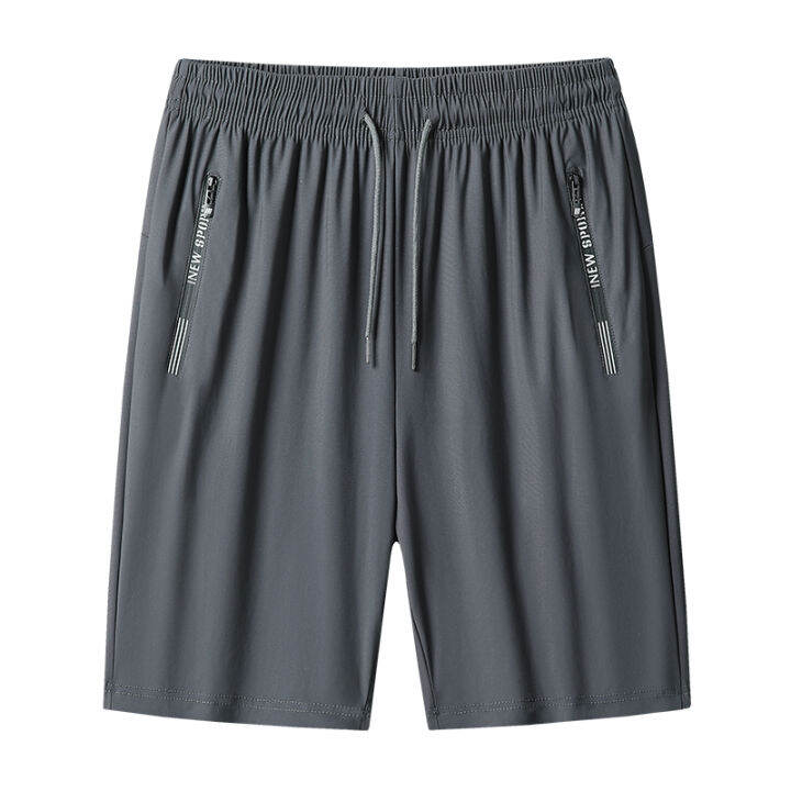 running shorts with zip