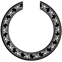 Sound hole Rose Decal Sticker for Acoustic Classical Guitar Parts Black+Silver