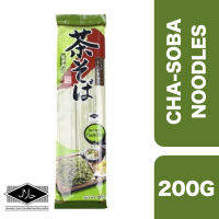 Japanese Cha-Soba Green Tea Noodles (HALAL) 200g ++ เส้นบะหมี่ชาโซบะญี่ปุ่น ชนิดแห้ง (ฮาลาล) 200 กรัม