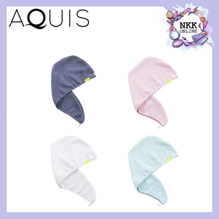 [พร้อมส่งของแท้100] Aquis Rapid Dry Lisse Hair Wrap/Towel Lazada.co.th