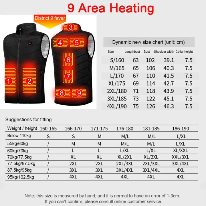 เสื้อกั๊กแจ็คเก็ตทำความร้อน15-13-11-9พื้นที่เสื้อกั๊กทำความร้อนอบอุ่น-usb-ฤดูหนาวเสื้อแจ็กเก็ตให้ความอบอุ่นซักได้เสื้อทำความร้อนไฟฟ้าล่าสัตว์กลางแจ้ง