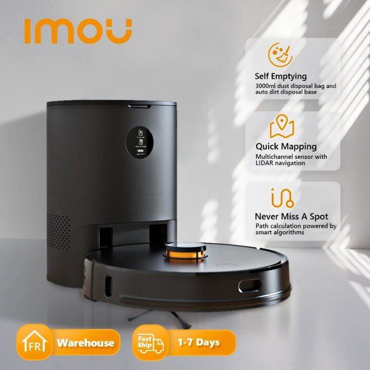Imou Selfempty Vacuum Cleaner Robot Aspirador Friegasuelos Home