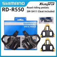 SHIMANO TIAGRA 4700ชุด PD-R550 PD-RS500 SPD-SL เหยียบแบบด้านเดียวสำหรับขับขี่บนถนนรวมคลีท SM-SH11