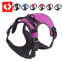 Breathable Chest Strap dog harness Personalized Reflective Breathable Adjustable For Vest Leash With dog supplies
