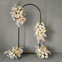 【hot】♣♨  Artificial Decoration Metal Iron Frame Wedding Backdrop Arch Birthday Event Ornament Baby Shower