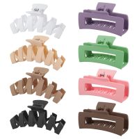 23 New 4.5 Inch 8 Pack Large Claw Clips For Thick Hair, Hair Clips For Women, Hair Claw Clips For Thick Long Thin Hair, Big Matte Claw