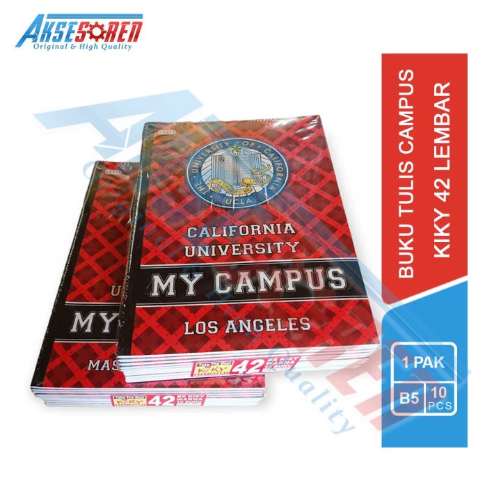 Aksesoren Buku Tulis Campus Kiky [42 Lembar/1 Pack/10 Buku] / Buku ...