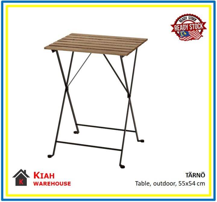 TARNO TÄRNÖ Table Outdoor 55x54 cm Meja Outdoor Ikea Lazada