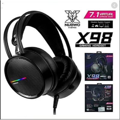 หูฟังเกมมิ่ง NUBWO X98 Gaming Headset 7.1 Virtual Surround หูฟังสำหรับนักเล่นเกมส์