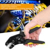 High Quality TU-190-28B 0.25-1.5mm2 Crimping Tool 28-18AWG High-End Terminal Ratchet Pliers PVC + Steel Crimping Pliers