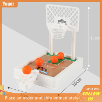 【Youer】 บอร์ดเดสก์ท็อปเกมบาสเกตบอล Finger MINI Shooting Machine เกมโต๊ะ