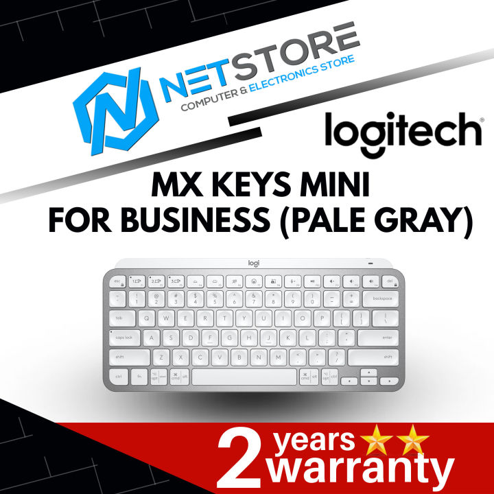 Logitech MX Keys Mini Wireless Keyboard (Pale Gray)