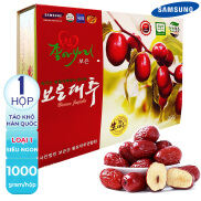 HCM TRÁI TÁO TO GIÒN - CÓ HỘP ĐỰNG QUÀ  01 Kg Táo đỏ Hàn Quốc sấy khô ngọt