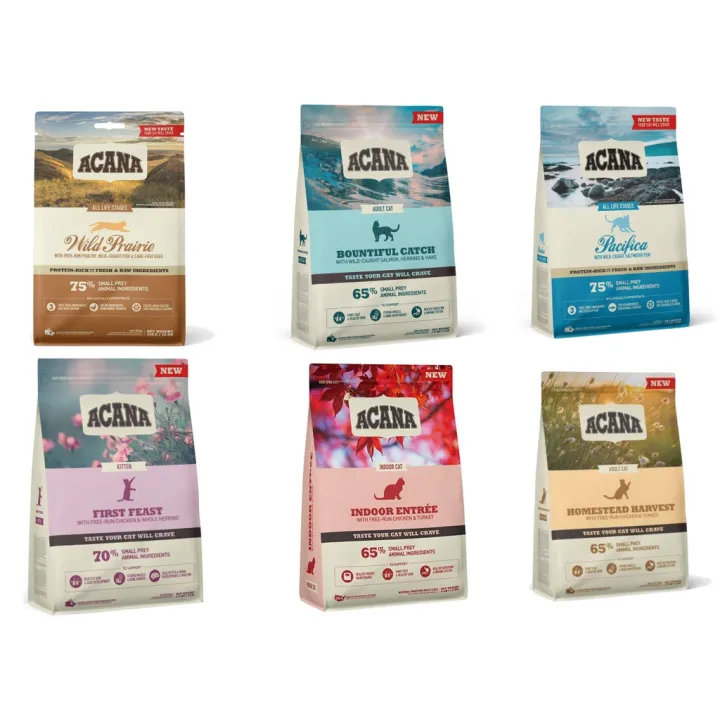 1.8kg Acana Pacific Wild Prarie Cat Food Orijen Six Fish Cat and Kitten