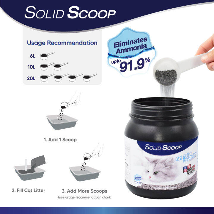 ผงโรยทรายแมว-solid-scoop-สูตร-activated-carbon-ช่วยกำจัดกลิ่น-สำหรับทรายแมวทุกชนิด-500-กรัม-1000-กรัม-litter-deodorizer-ronghui-pet-house