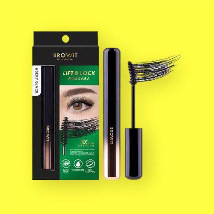 บราวอิท-ลิฟต์-แอนด์-ล็อค-มาสคาร่า-เซ็กซี่แบล็ก-6g-browit-lift-amp-lock-mascara