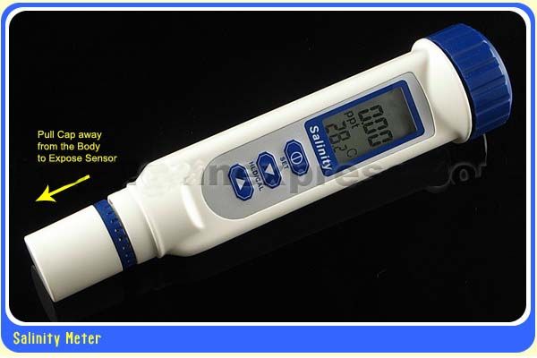 x-goods-ส่งจาก-กทม-เครื่องวัดน้ำเค็ม-น้ำทะเล-ความเค็มน้ำประปา-คูคลอง-salinity-meter-ช่วงค่าการวัด-0-70-ppt-รุ่น-az-8371