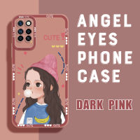 เคสมือถือสำหรับ HP Infinix Hot 8 Pro Hot 8 X650 X650C  Hot 9 Play X680  Note 10  Note 10 Pro NFC Note 10 Pro เคส X695D X695ลายการ์ตูนสาวน่ารักยางนิ่มคลุมทั้งหมดเคสกันกระแทกป้องกันกล้อง