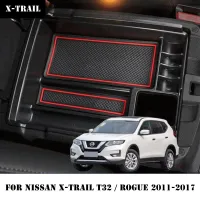 ชุดกล่องพลาสติกเก็บของตรงกลางสไตล์2012New สำหรับ Nissan X-Trail T32/โกง2014 2015 2016 2017 2013