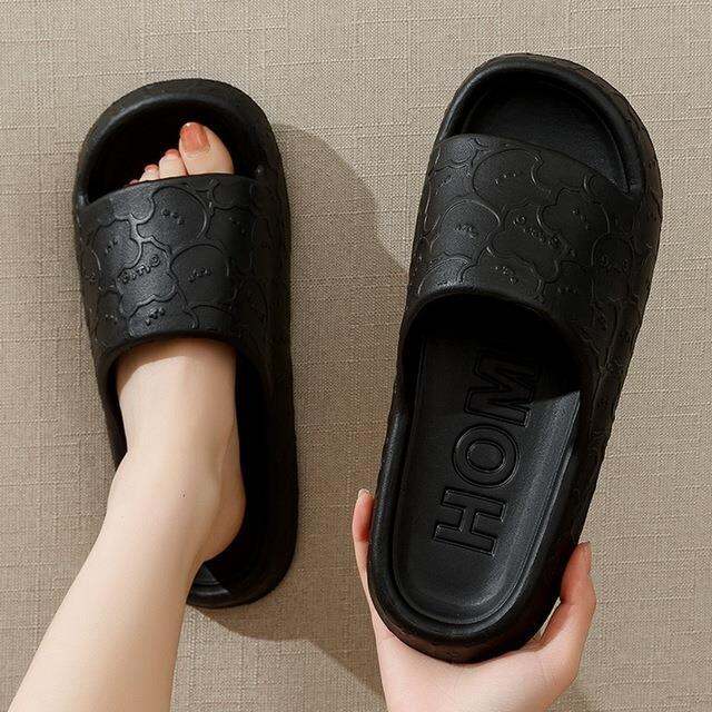 cartoon-slippers-for-men-summer-beach-slides-cute-bear-flip-flops-men-thick-indoor-bathroom-anti-slip-sandals-women-couple-shoes