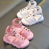 【hot】♟  1-8 Years Pink Sandals 2023 Toddler Baby Fashion Little Shoes Kids Toe Non-slip Beach