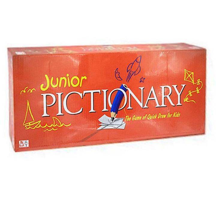 Junior Pictionary Quick Draw Board Game for Kids Orange | Lazada PH