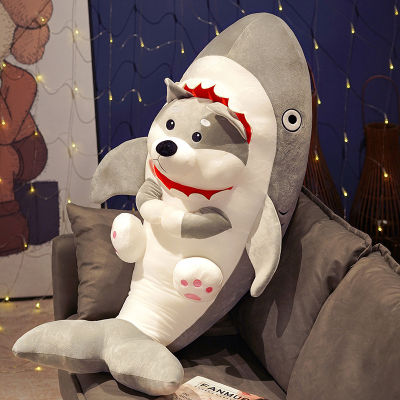 [COD] สุนัขฉลามใหม่ ฉลามแมวและแกะสลักการรวมกัน homophonic ลำต้นสนุกของเล่นตุ๊กตาฉลามแกะสลักของขวัญตลกถือ