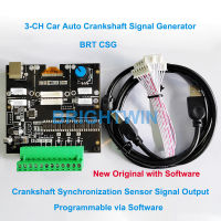 3-Channel Vehicle Crankshaft Sensor Signal Simulator Programmable Car Signal Generator Magnetoelectric Hall Square Wave Output