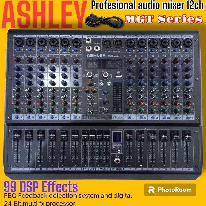 Mixer Audio ASHLEY 12 Channel MGT Series Original Lazada Indonesia