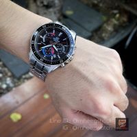 Casio edifice Stainless หน้าMotor Sport Chronograph