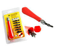 (KTS)ชุดแกะบล๊อคไลโน เอสที 6 ใบมีด ST LINO Cutters &amp; Handle Set Item No.313-Set A