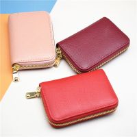 Cow Leather Bank/ID/Credit Card Holder Case Black/blue/green/red Business Card Holder Wallet Women/men Cardholder Bag 11 Bits Card Holders