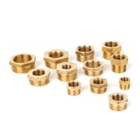 Brass Hex Bushing Reducer Pipe Fitting 1/8 1/4 3/8 1/2 3/4 F To M Threaded Reducing Copper Water Gas Adapter Coupler Connector Valves