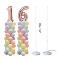 CW2Sets ผู้ใหญ่เด็กวันเกิดบอลลูนขาตั้งคอลัมน์งานแต่งงานตกแต่ง Baby Shower 100Pcs Latex Globos สำหรับจำนวน Ballons