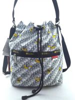 LeSportsac guinness confirmed his leisure fashion printing draw string single shoulder bag can be adjusted 4377 large tote bags