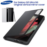 Original Smart Clear View Cover For Galaxy S21 Ultra 5G With S Pen Intelligent Flip Case Cover