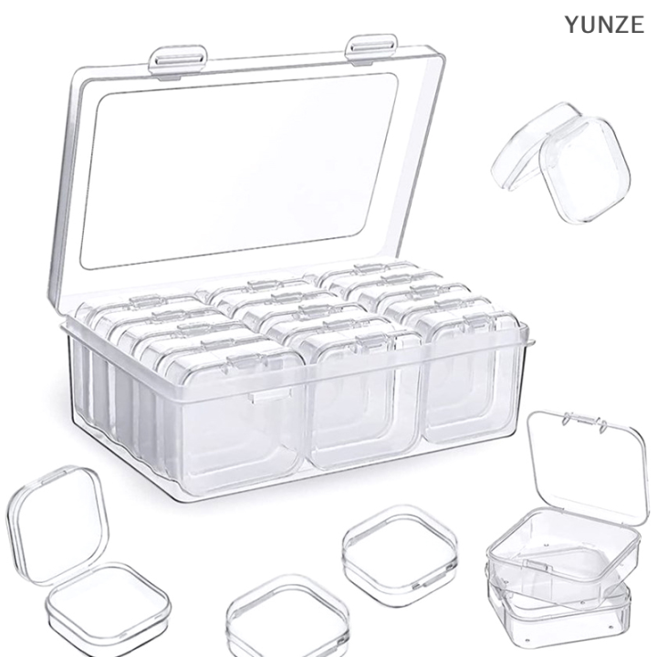 yunze-กล่องใส่ของขนาดเล็กที่เก็บกล่องเก็บของแบบใสกล่องเครื่องประดับของเล่นทำมือกล่องเครื่องสําอาง